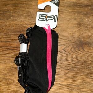 NWT SPI Black and Pink Running Belt